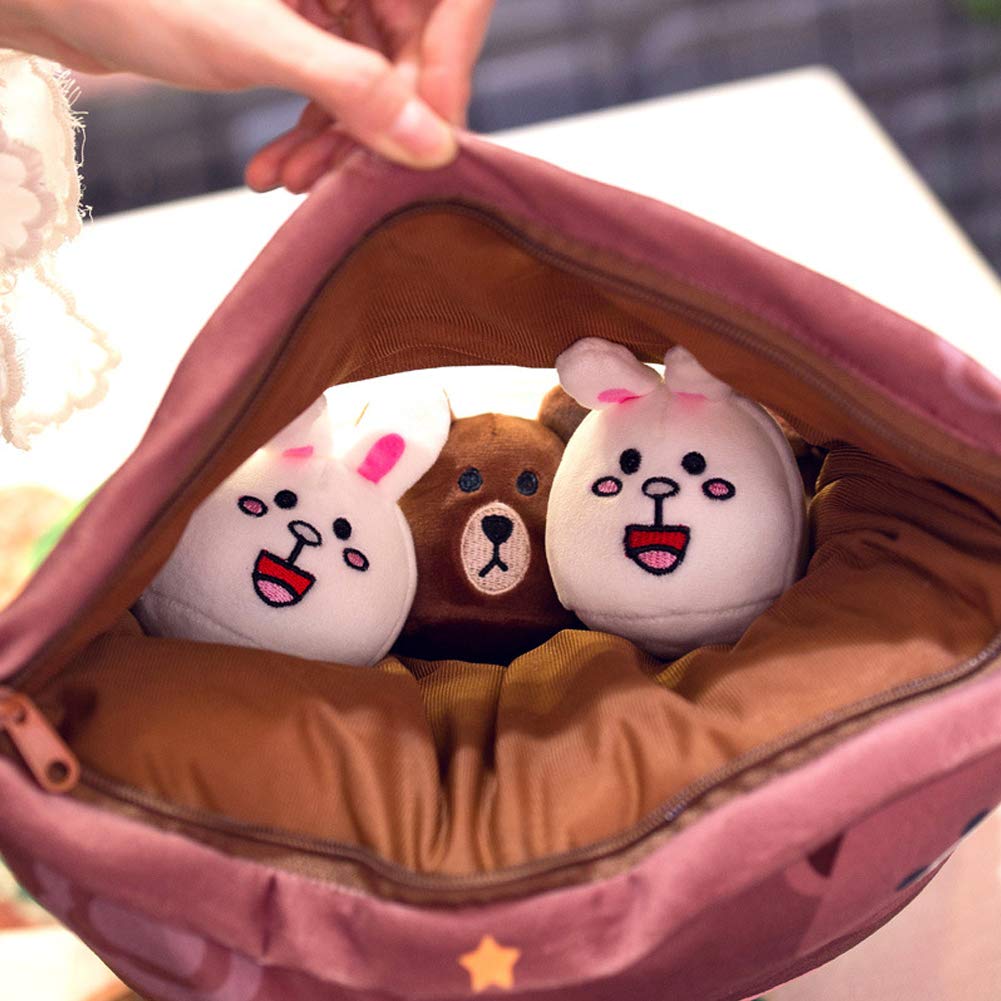 Almohada Rellena de Peluches - Brown y Cony