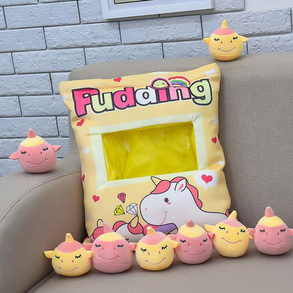 Almohada Rellena de Peluches - Unicornio
