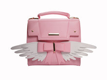 Cargar imagen en el visor de la galería, Cartera Sakura Card Captor con alas Color: Rosado Material sintético: PU Tamaño: 23cm * 11cm * 23cm aprox.
