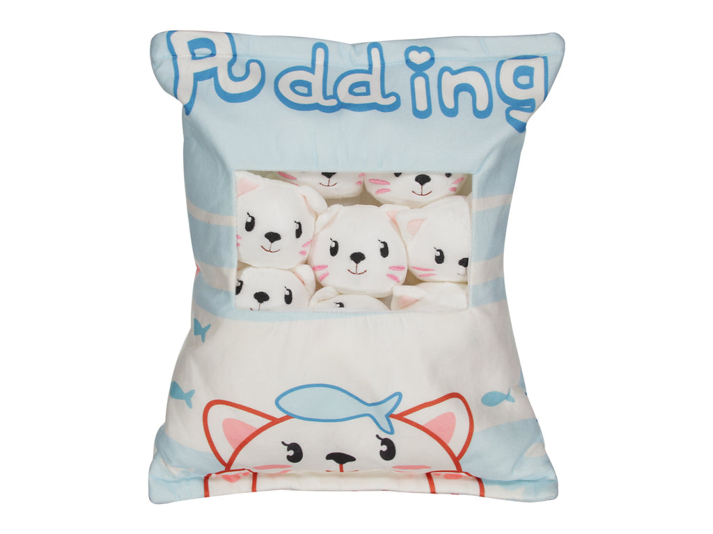 Almohada Rellena de Peluches - Gatito Blanco
