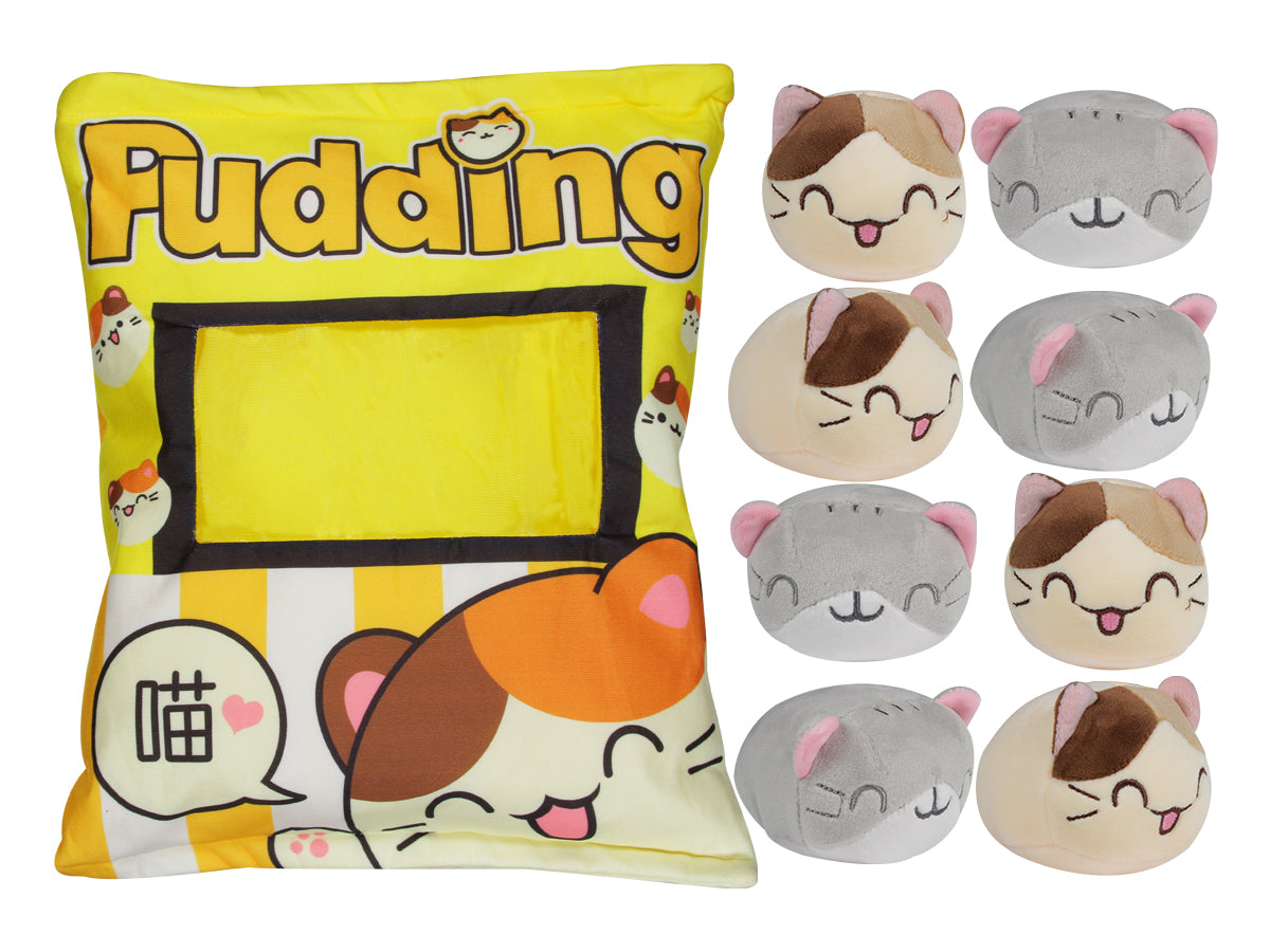 Almohada Rellena de Peluches - Gatito amarillo