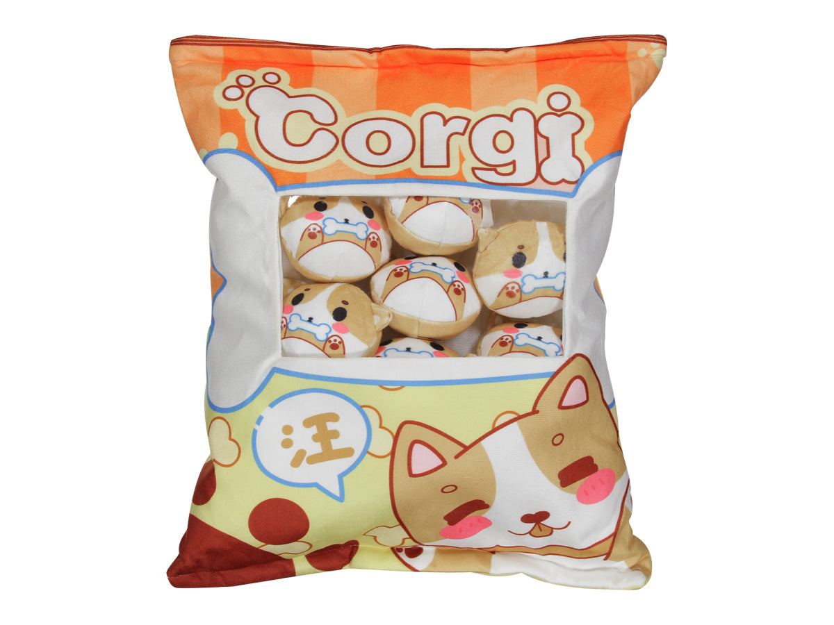 Almohada Rellena de Peluches - Perrito Corgi