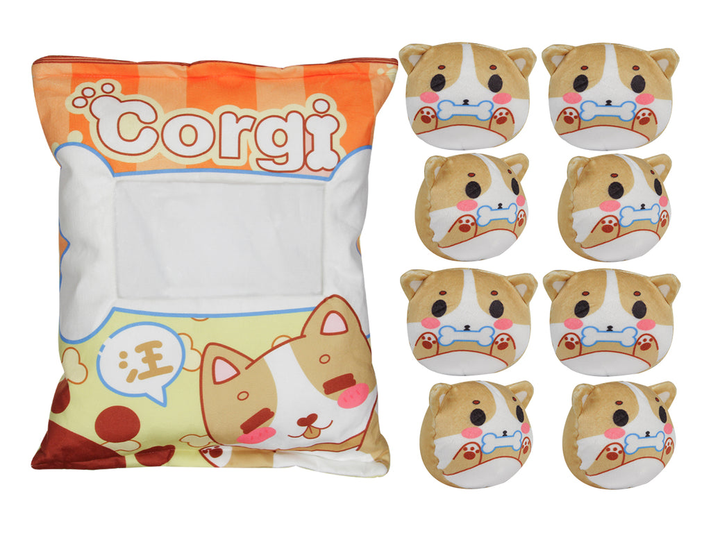 Almohada Rellena de Peluches - Perrito Corgi