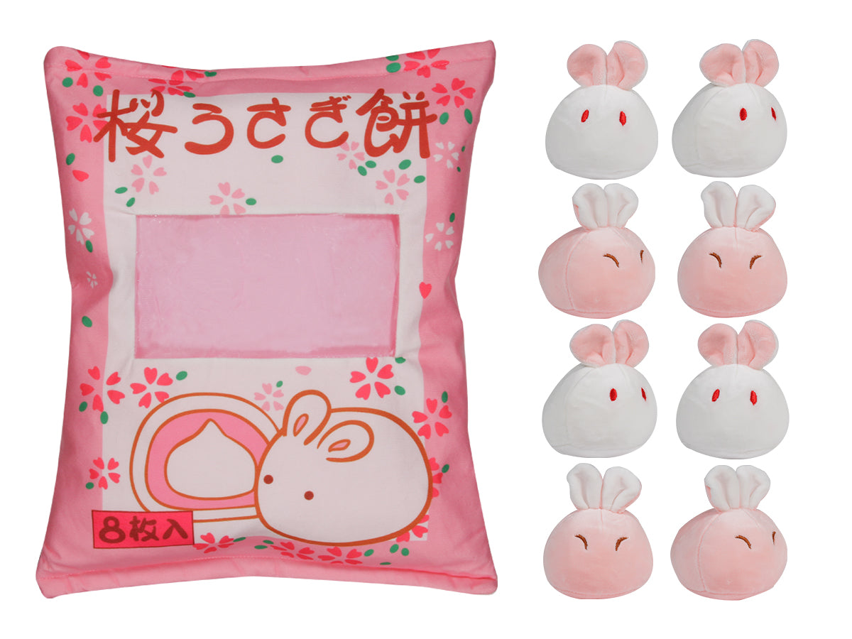 Almohada Rellena de Peluches - Conejitos
