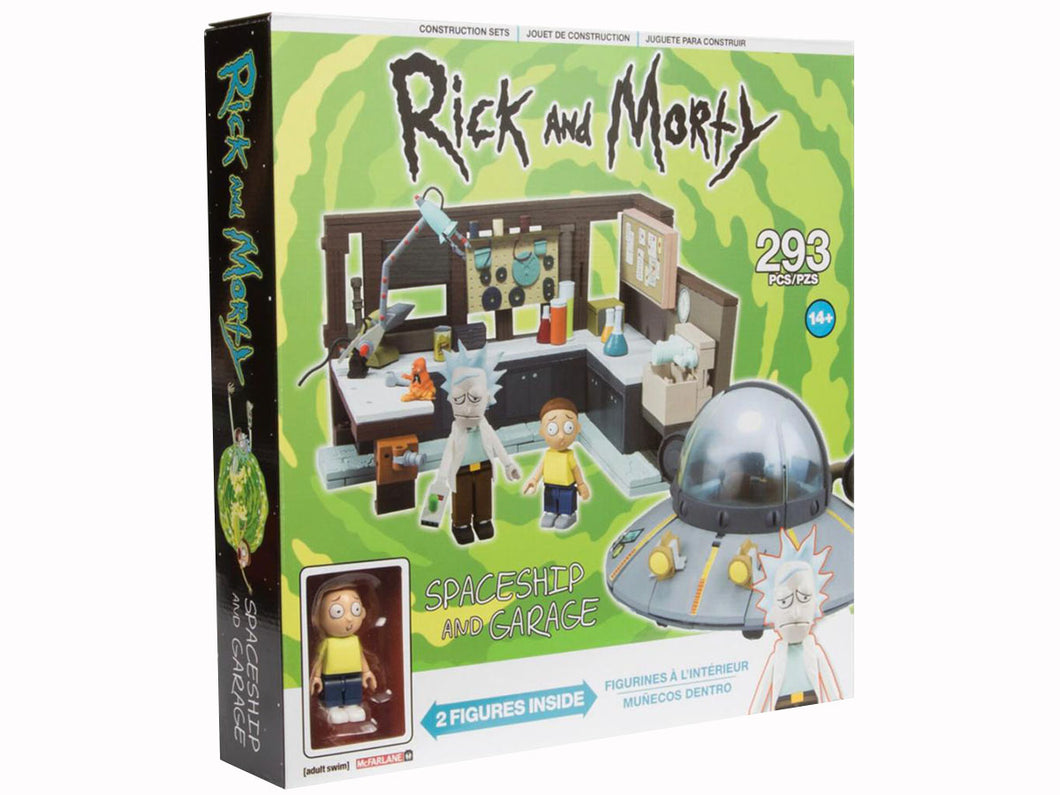 Rick & Morty. Set de Construcción  - Spaceship and Garage